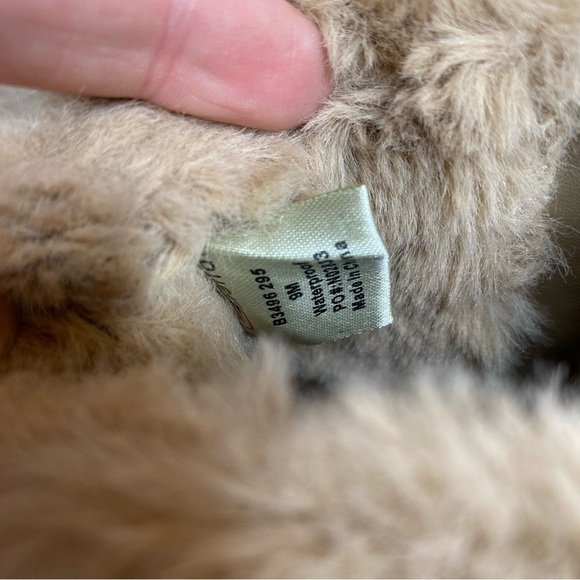 New! Blondo Haven Faux Fur Waterproof Suede Tan Bootie 9M - Picture 10 of 14